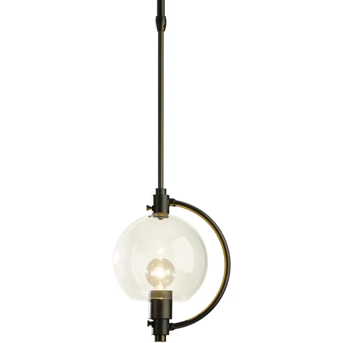 Pluto 1-Light Mini Pendant Ceiling Light - Dark Smoke product