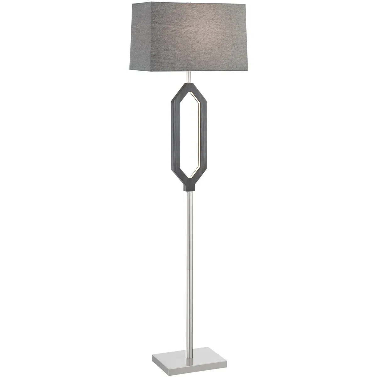Desmond Floor Lamp - Charcoal Grey, Metal product