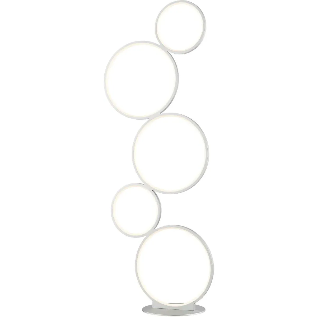 Fedora Floor Lamp - Silver, Metal product