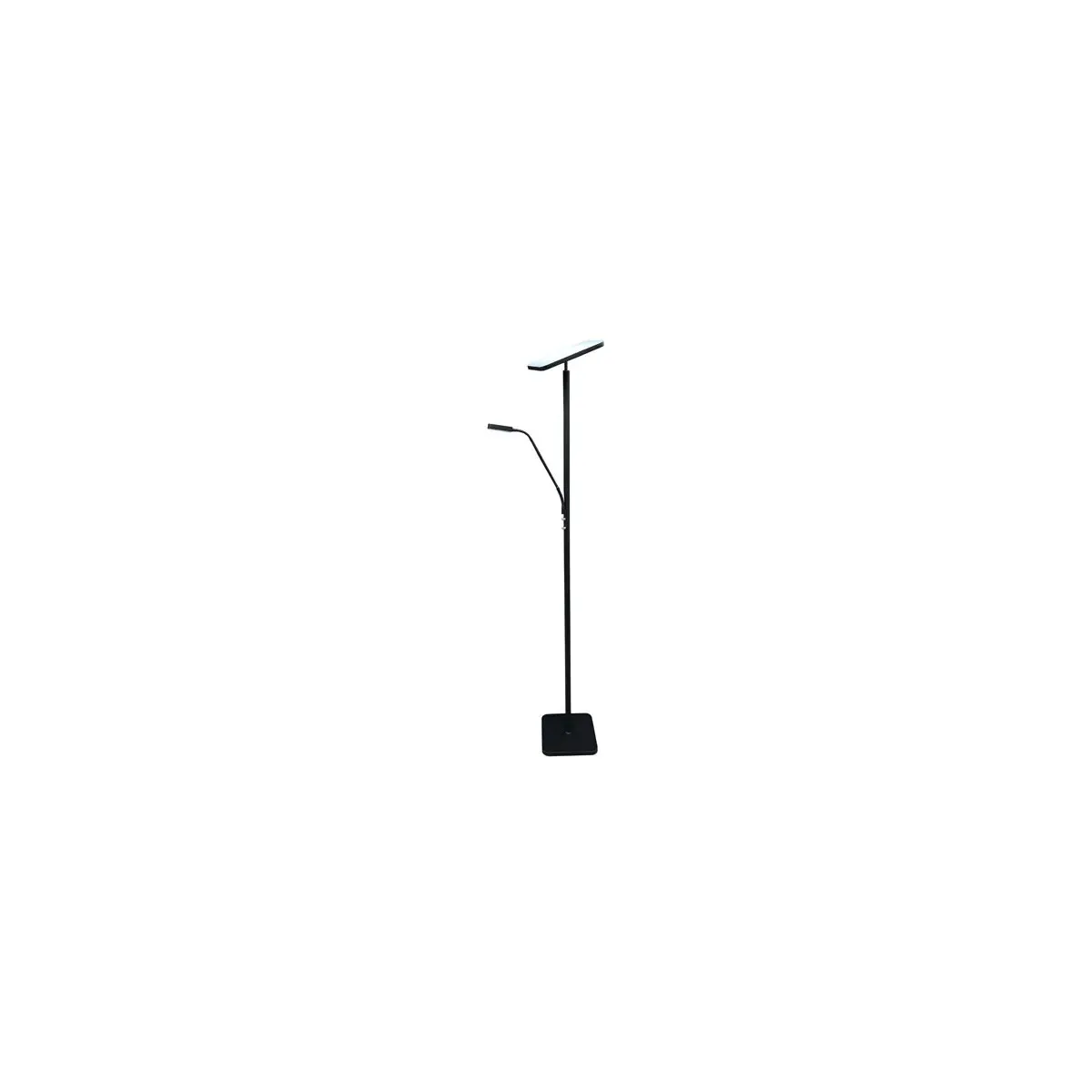 Hector Torch Floor Lamp - Black, Metal product