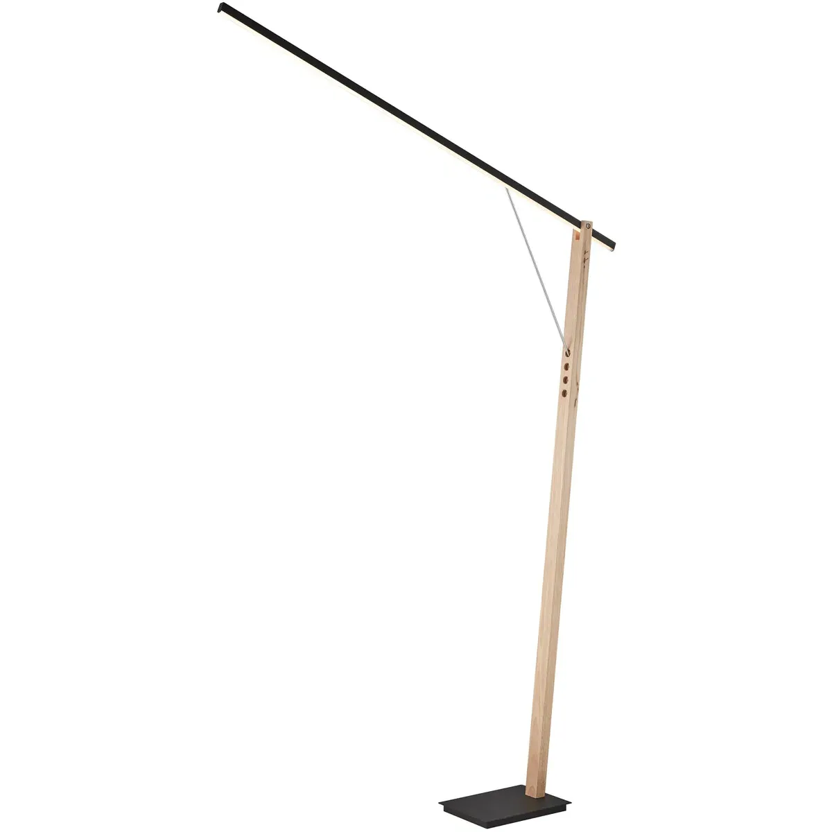 Kylar Floor Lamp - Black, Metal product
