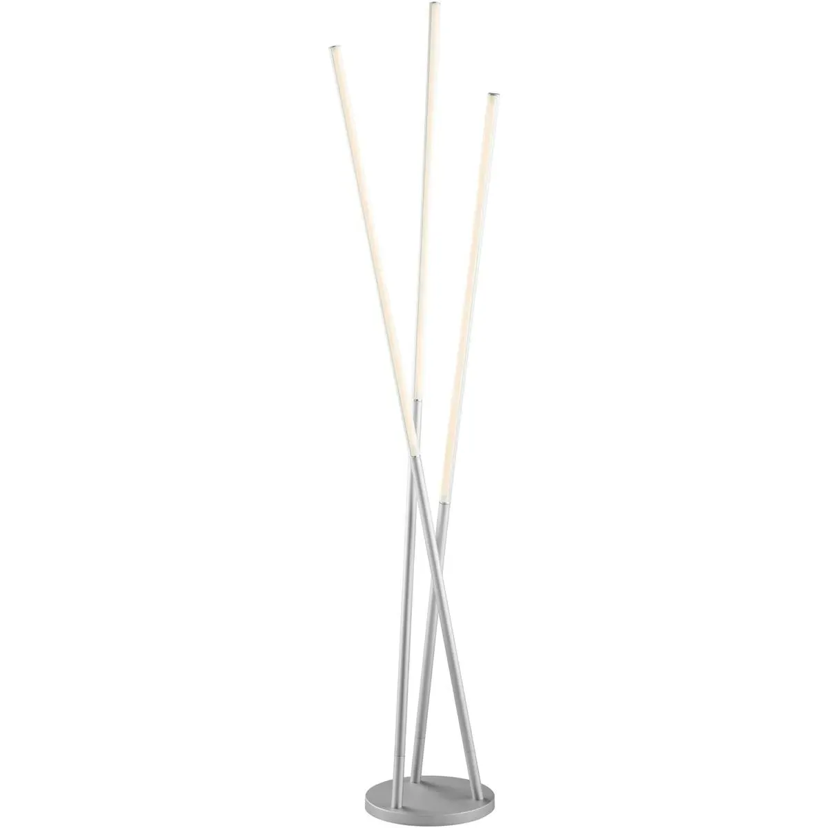 Lorant 3-Light Floor Lamp - Silver, Metal product
