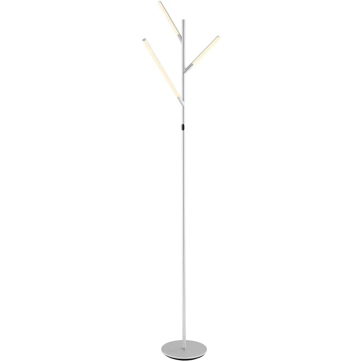 Lorant 3-Light Floor Lamp - Silver, Metal product