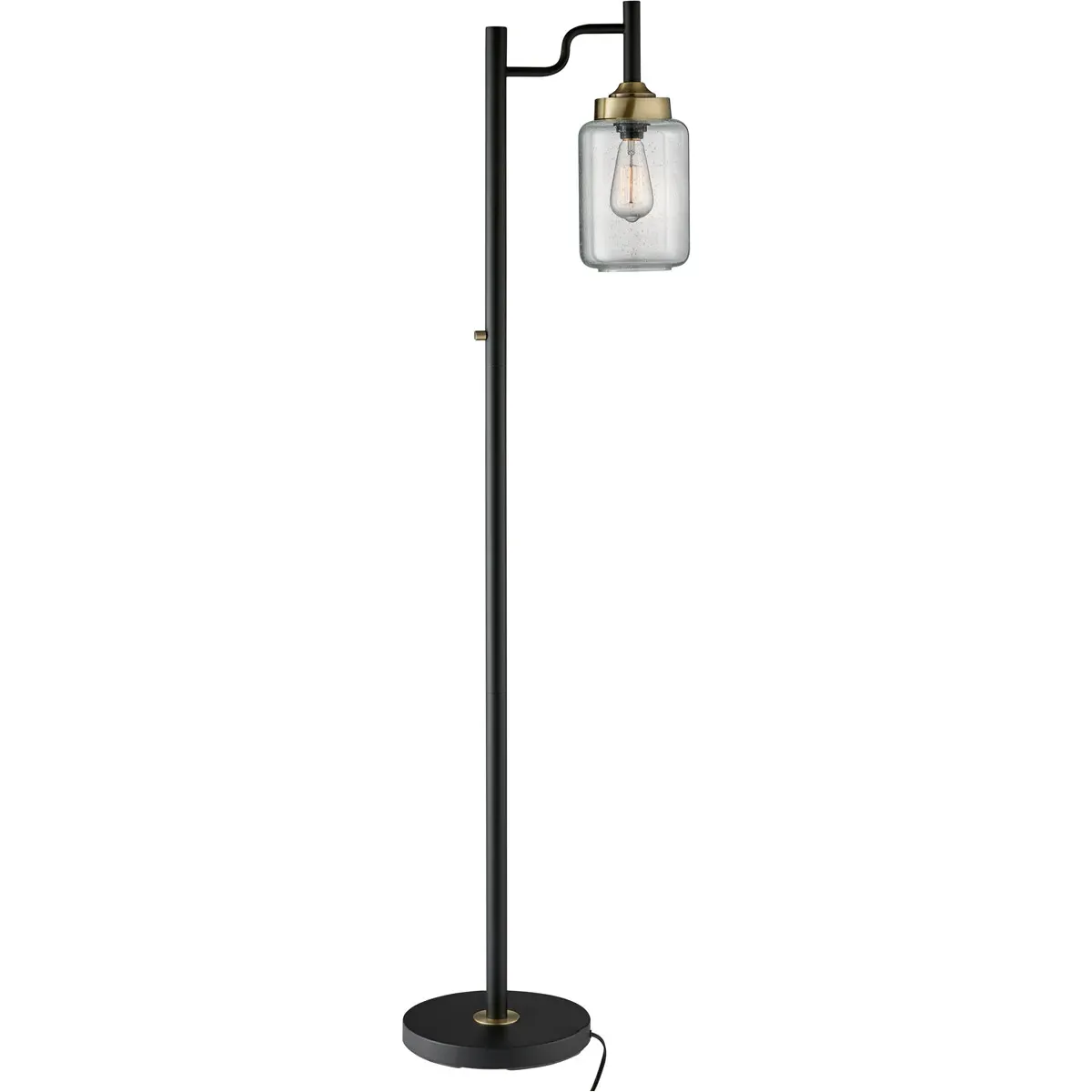 Luken Floor Lamp - Black, Metal product