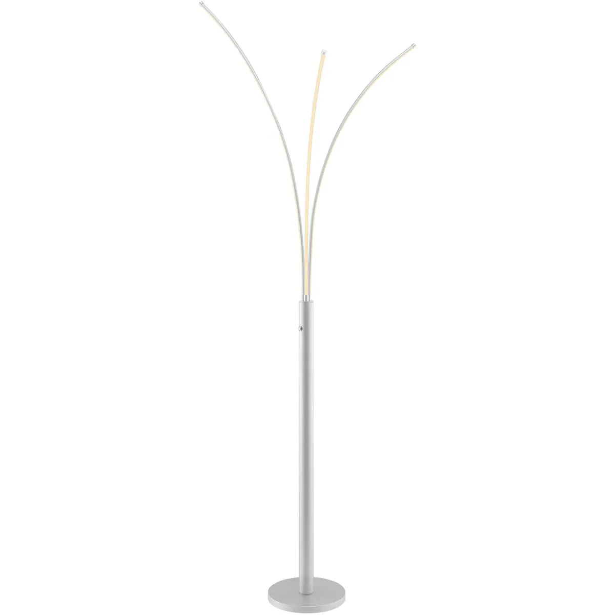 Monita 3-Light Floor Lamp - Silver, Metal product