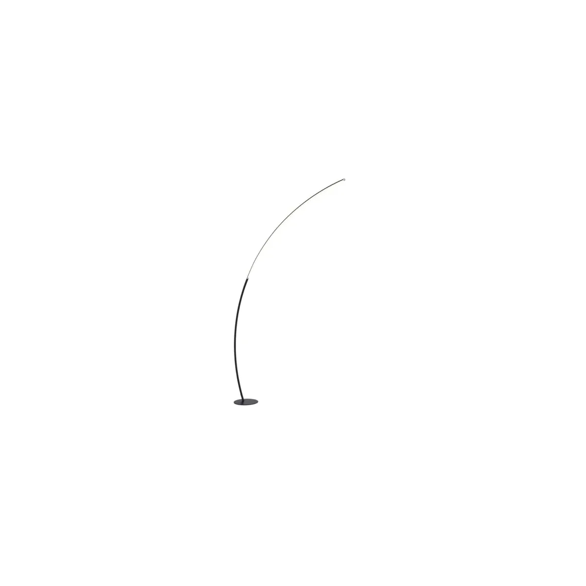 Monita Arc Floor Lamp - Black, Metal product