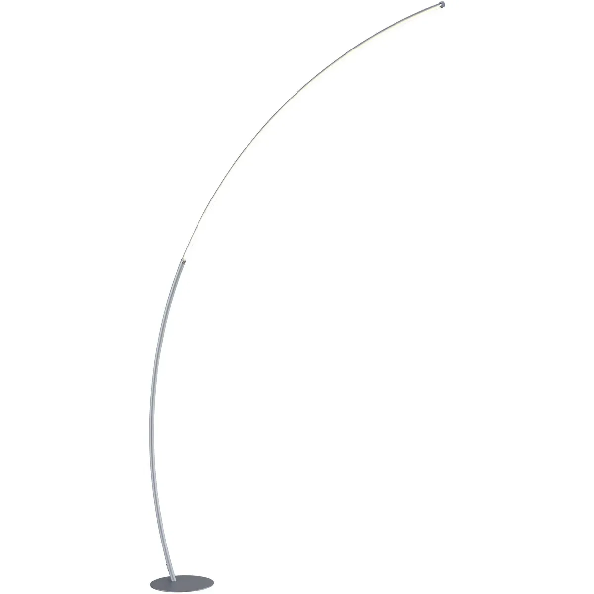 Monita Arc Floor Lamp - Silver, Metal product