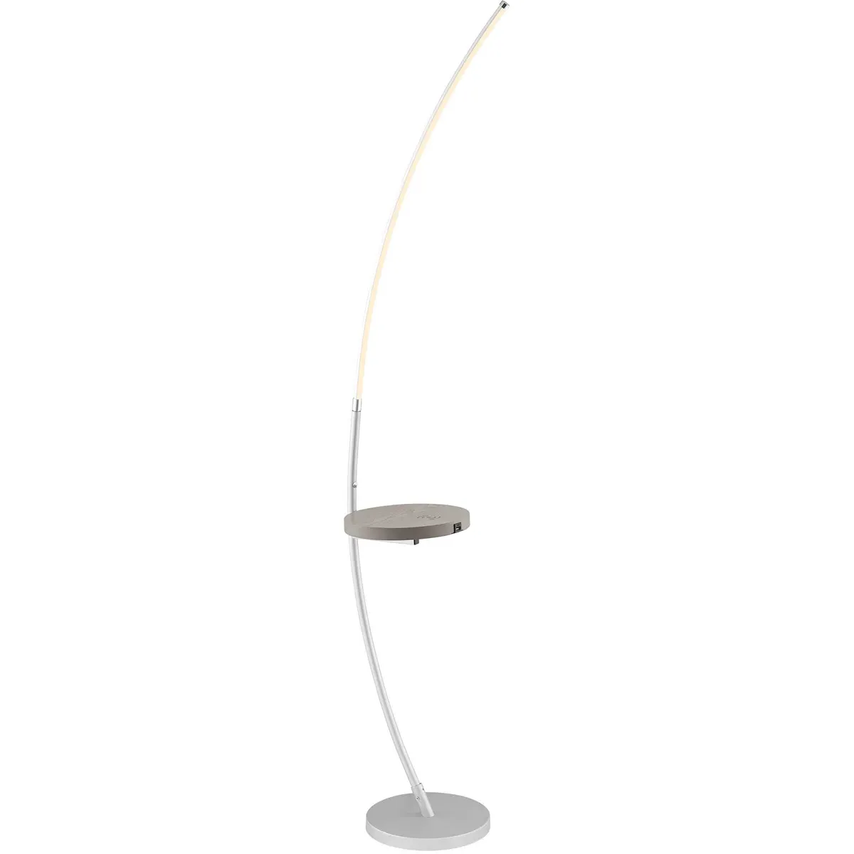 Monita Floor Lamp - Silver, Metal product
