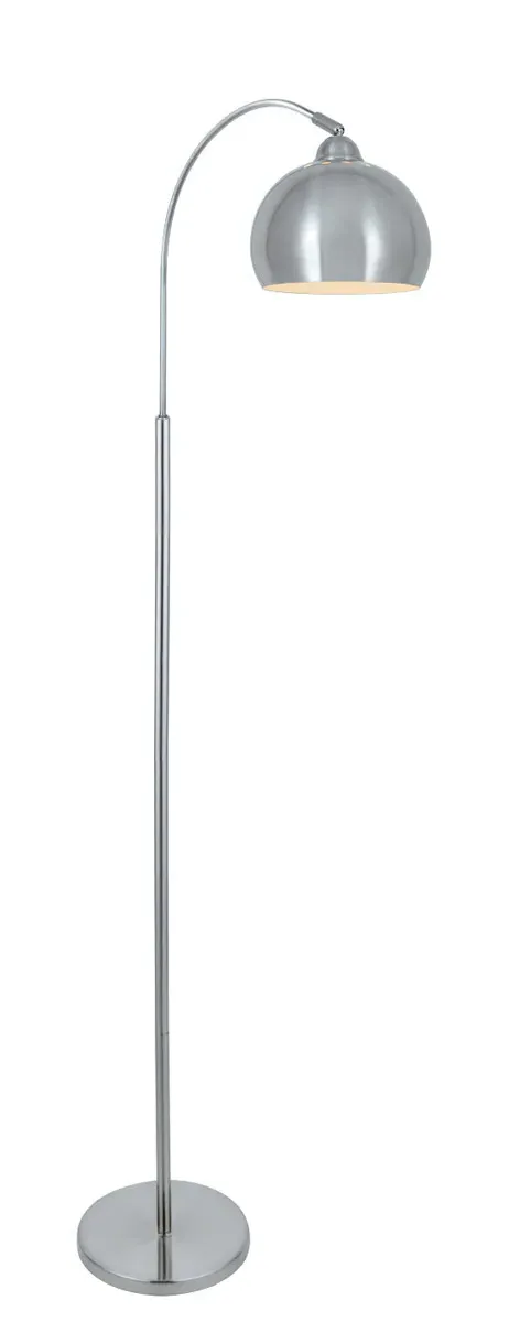 Palesa Floor Lamp - Polished Steel, Metal product