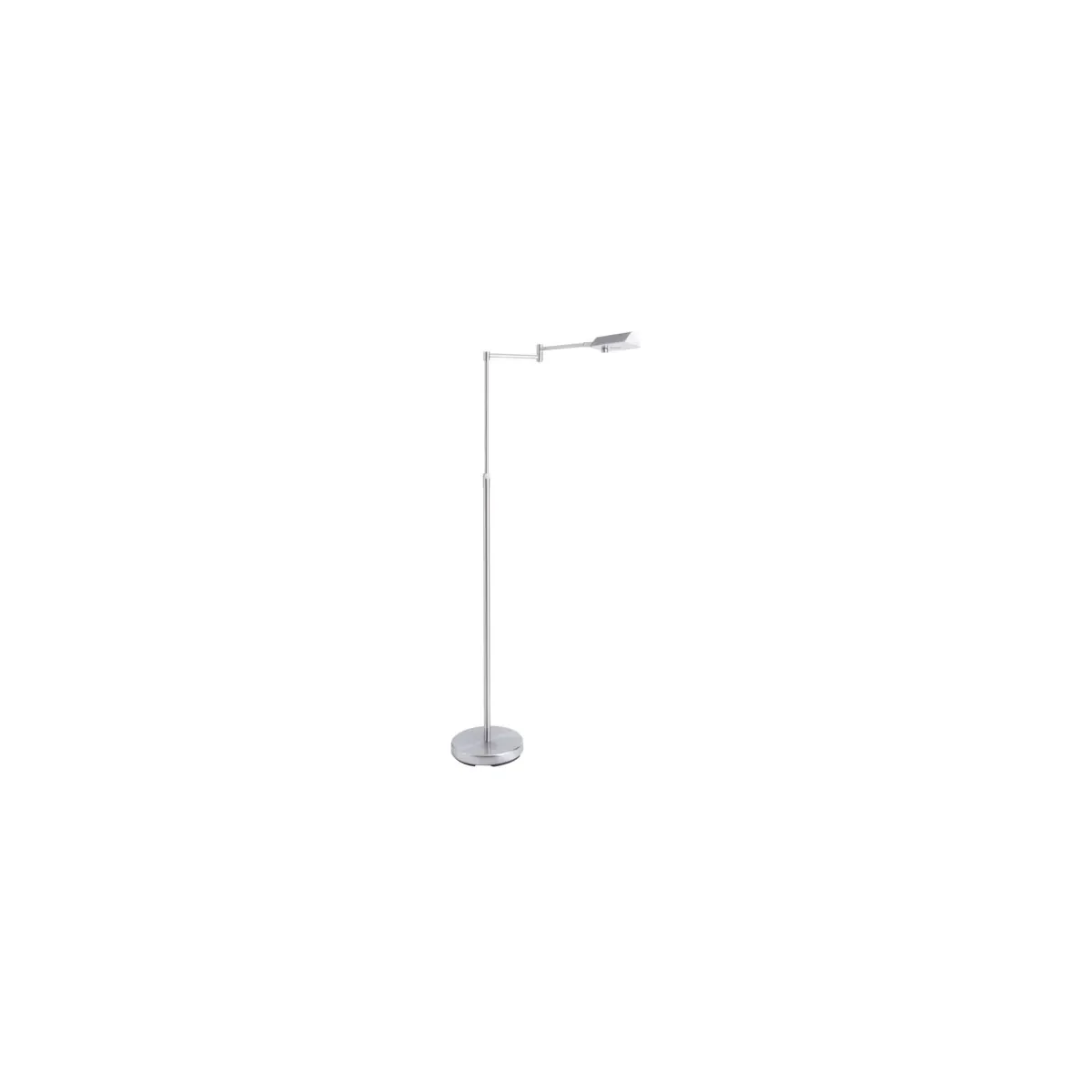 Pharma Collection Floor Lamp - Brushed Nickel, Metal product