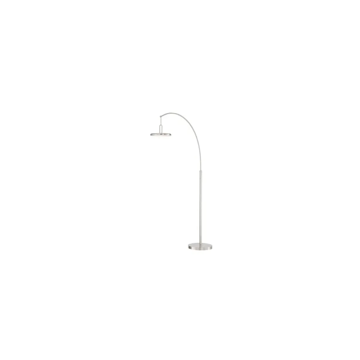 Sailee Arc Floor Lamp - Brushed Nickel, Metal product