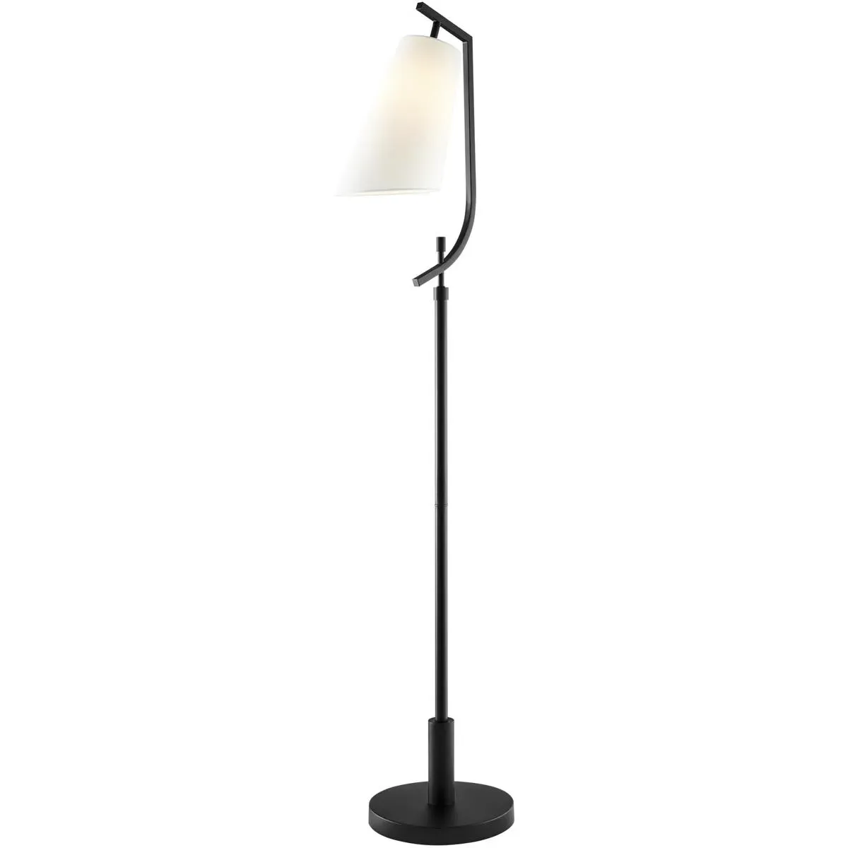 Xandra 63 Inch Floor Lamp - Black, Metal/Fabric product