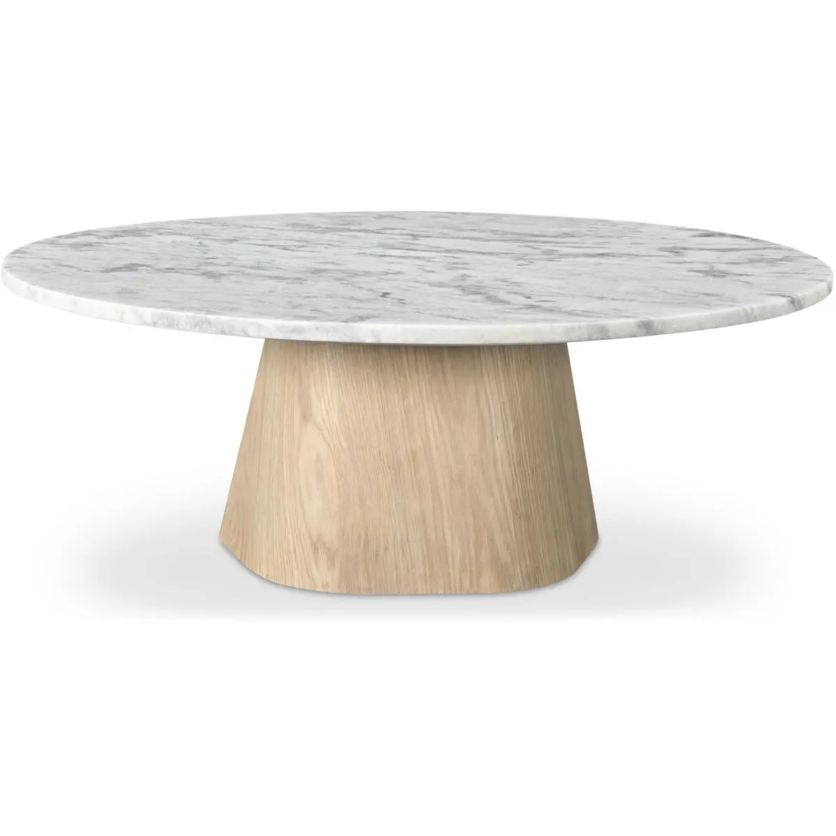 Evelyn Square Coffee Table - White, Marble product