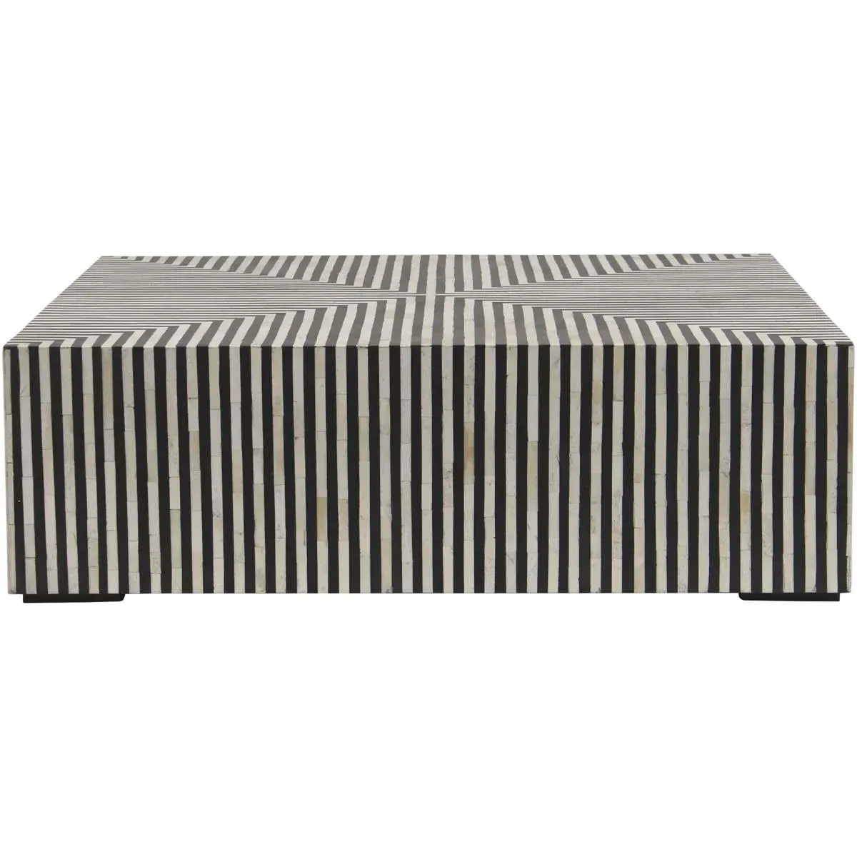 Terning Square Coffee Table - Multicolor, Camel Bone product