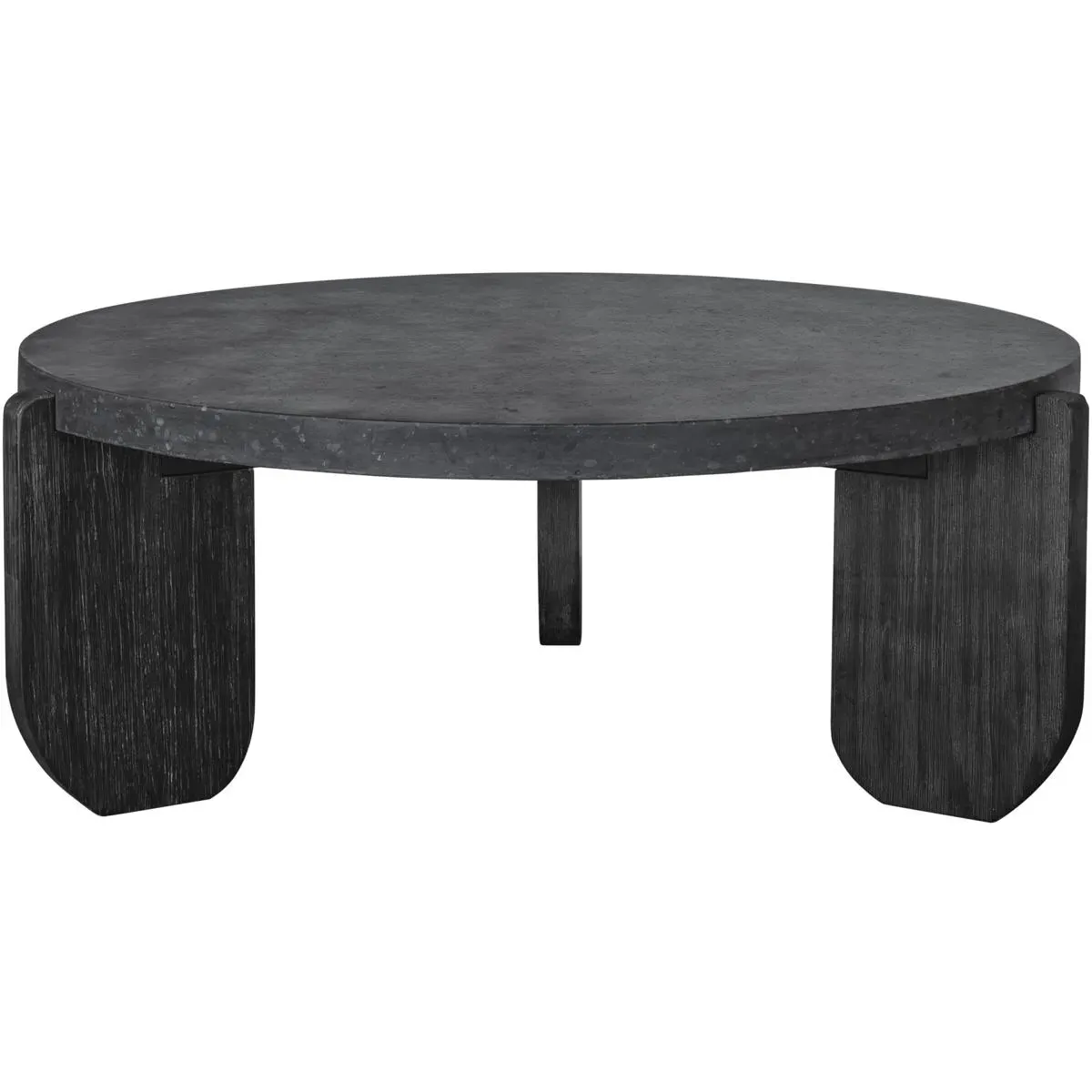 Wunder Square Coffee Table - Black, Terrazzo product
