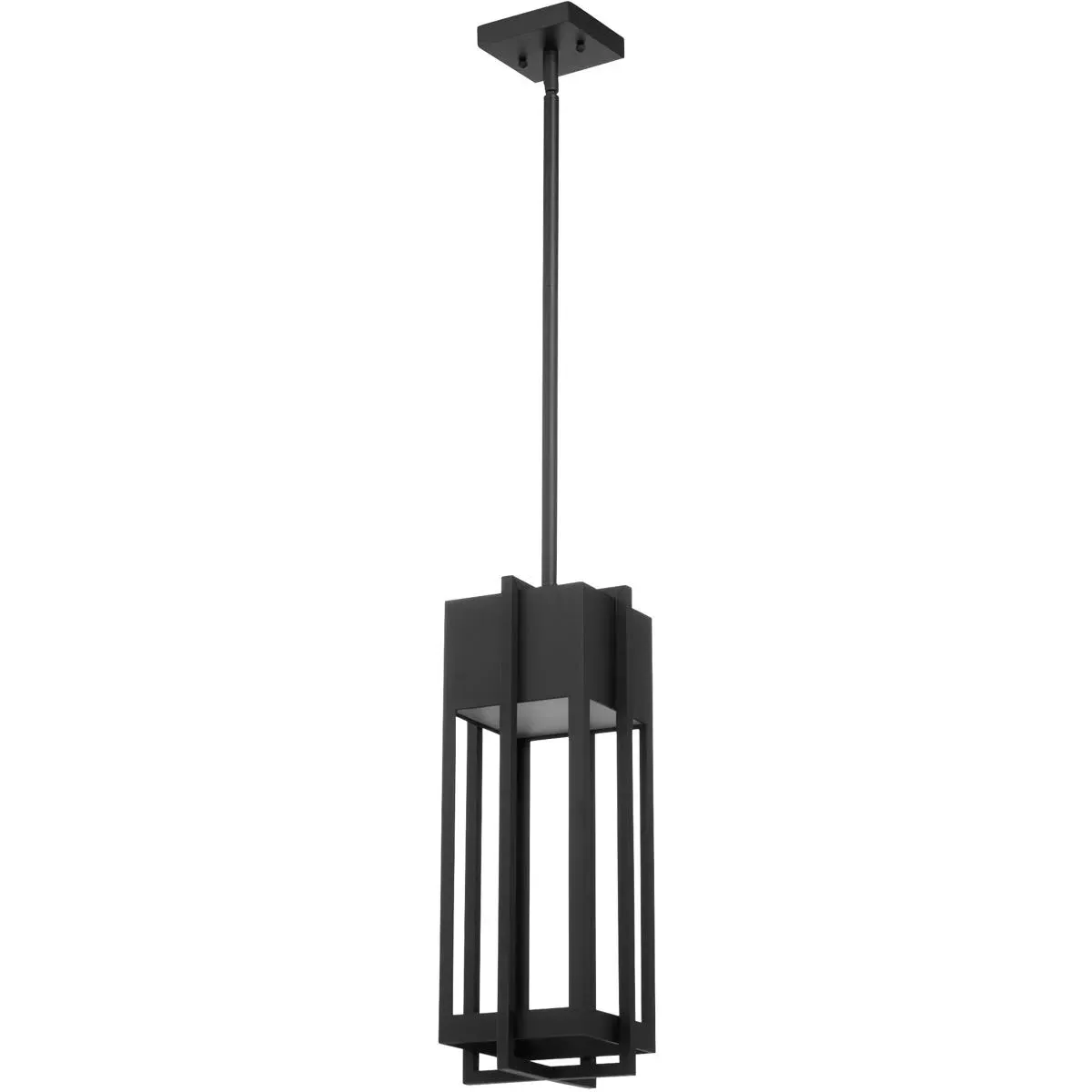 Al Fresco 1-Light 7 Inch Pendant Light - Textured Black, Aluminum product