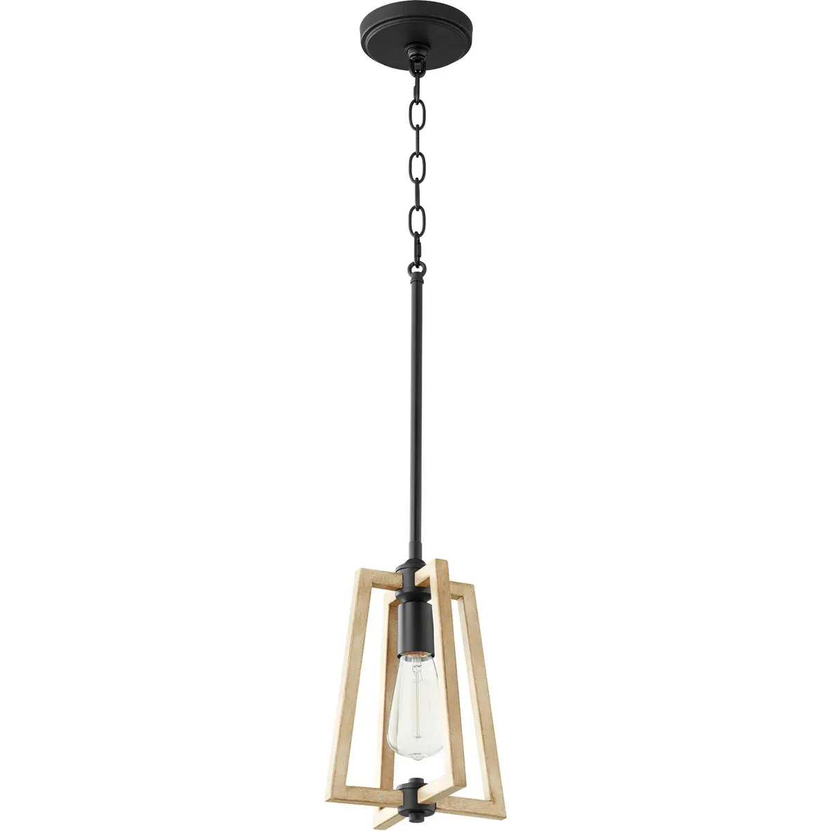 Alpine 1-Light Pendant - Noir with Driftwood product