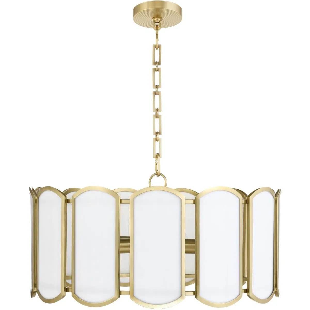 Belleview 5-Light Pendant Ceiling Light - Aged Brass product