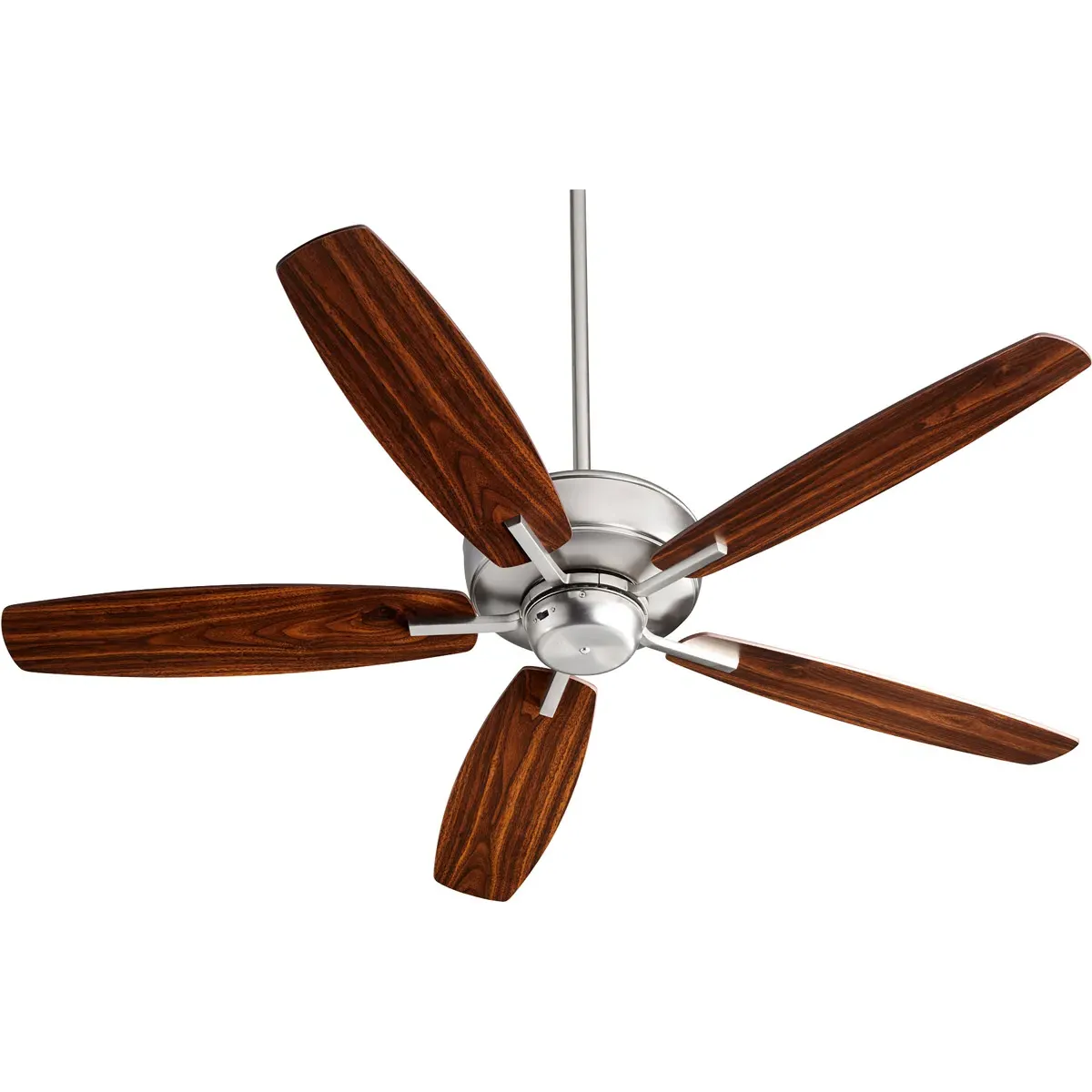 Breeze 52-Inch Indoor Ceiling Fan - Satin Nickel, Walnut Blades product