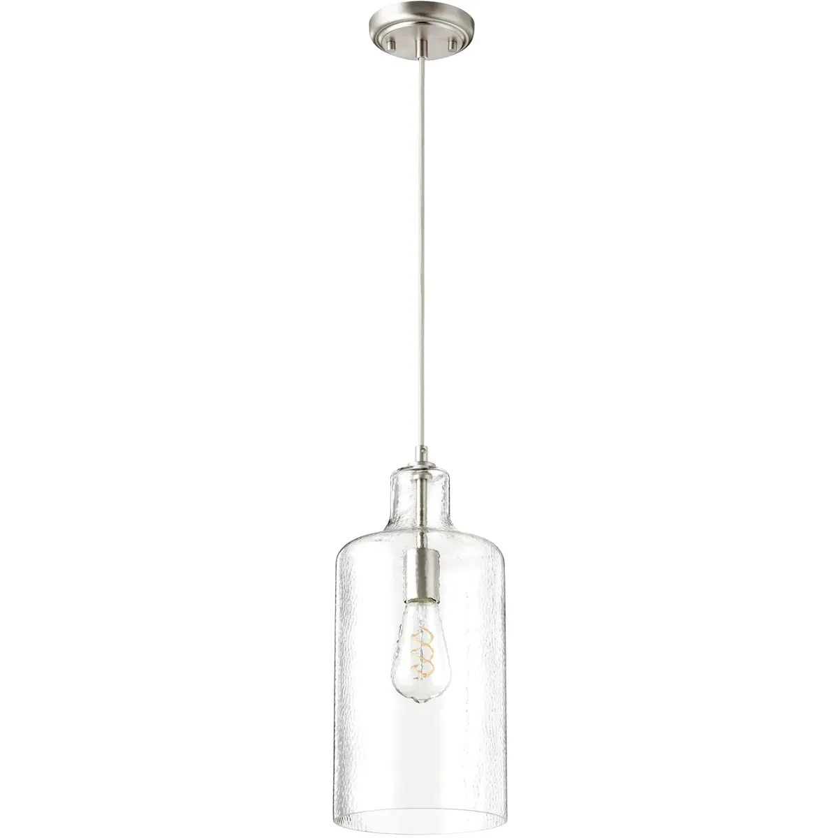 Fort Worth 1-Light Mini Pendant - Satin Nickel product
