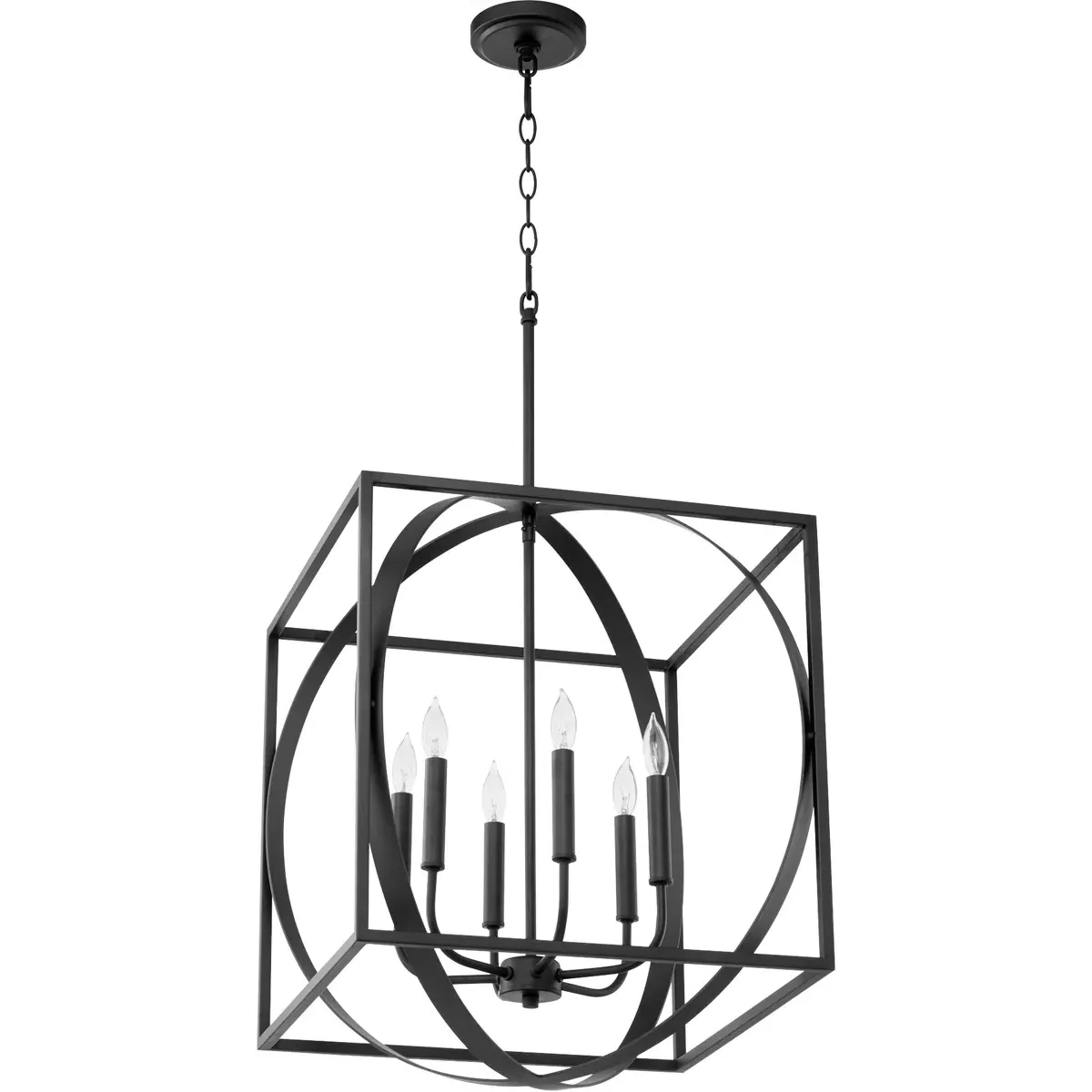 Fort Worth 6-Light 18 inch Pendant - Noir product