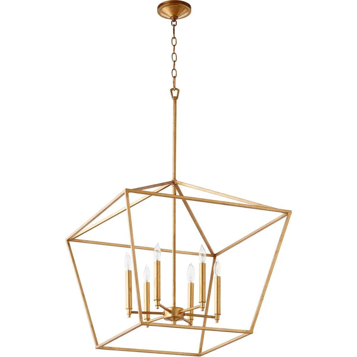 Gabriel 6-Light Nook Ceiling Pendant - Gold Leaf product