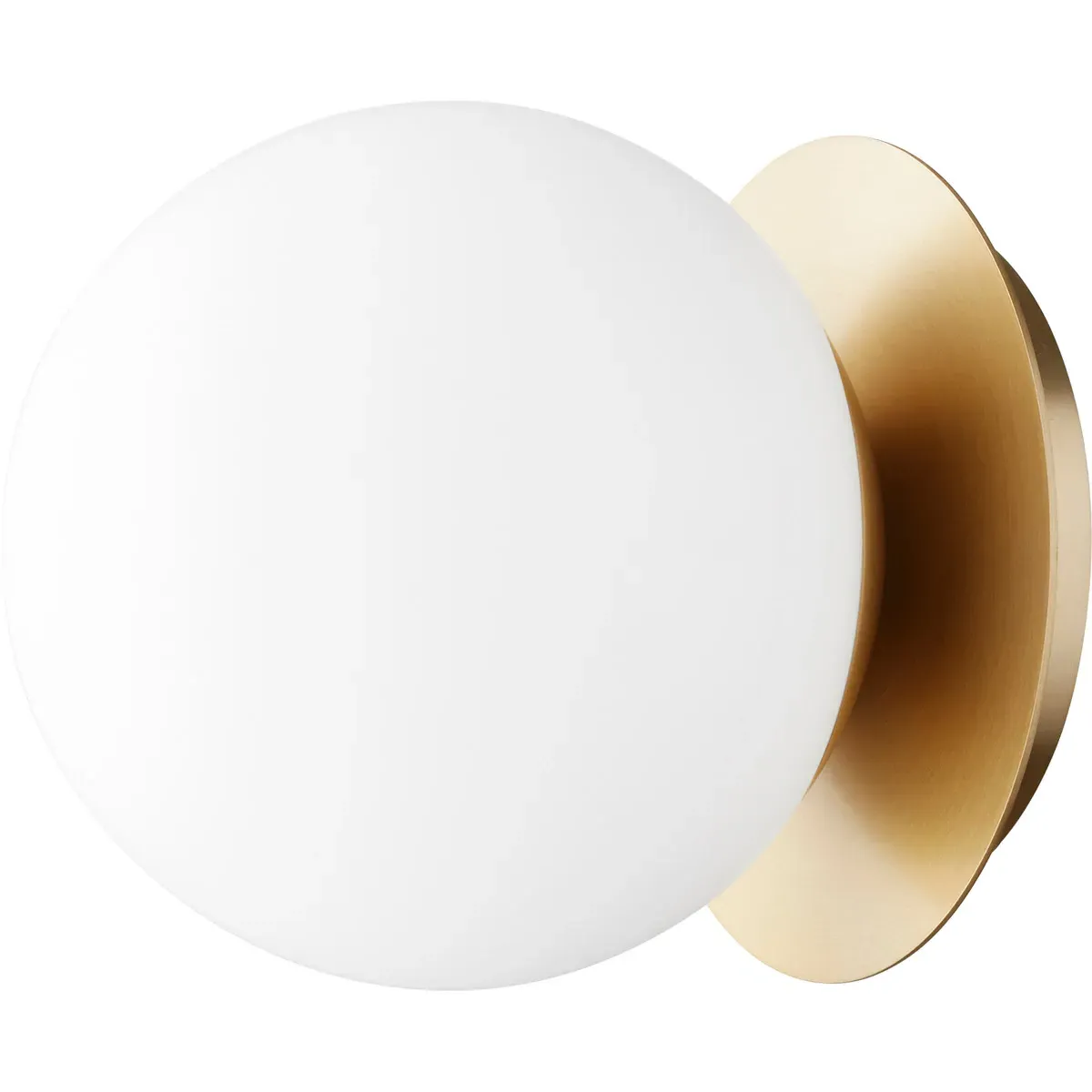 Globe Semi Flush Mount Ceiling Light - Aged Brass product