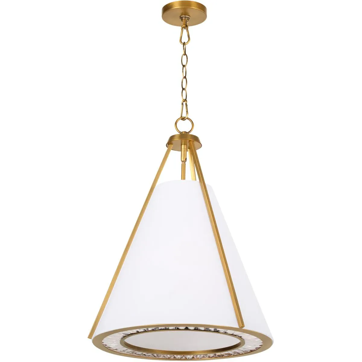 Gorham 3-Light Pendant Ceiling Light - Brushed Brass, Steel product