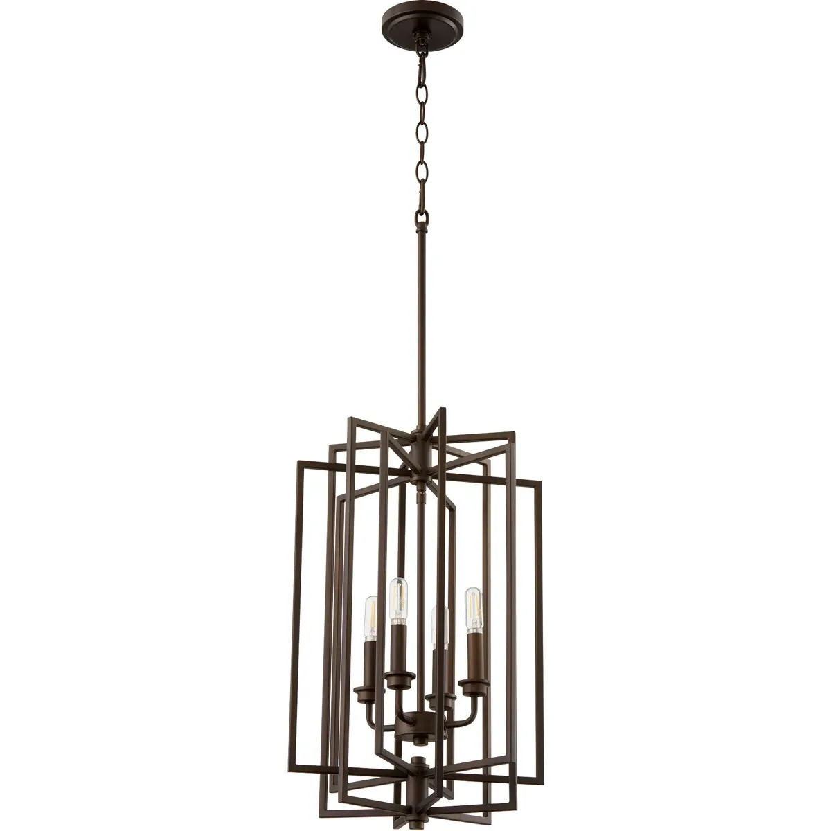 Hammond 4-Light Foyer Pendant - Oiled Bronze product