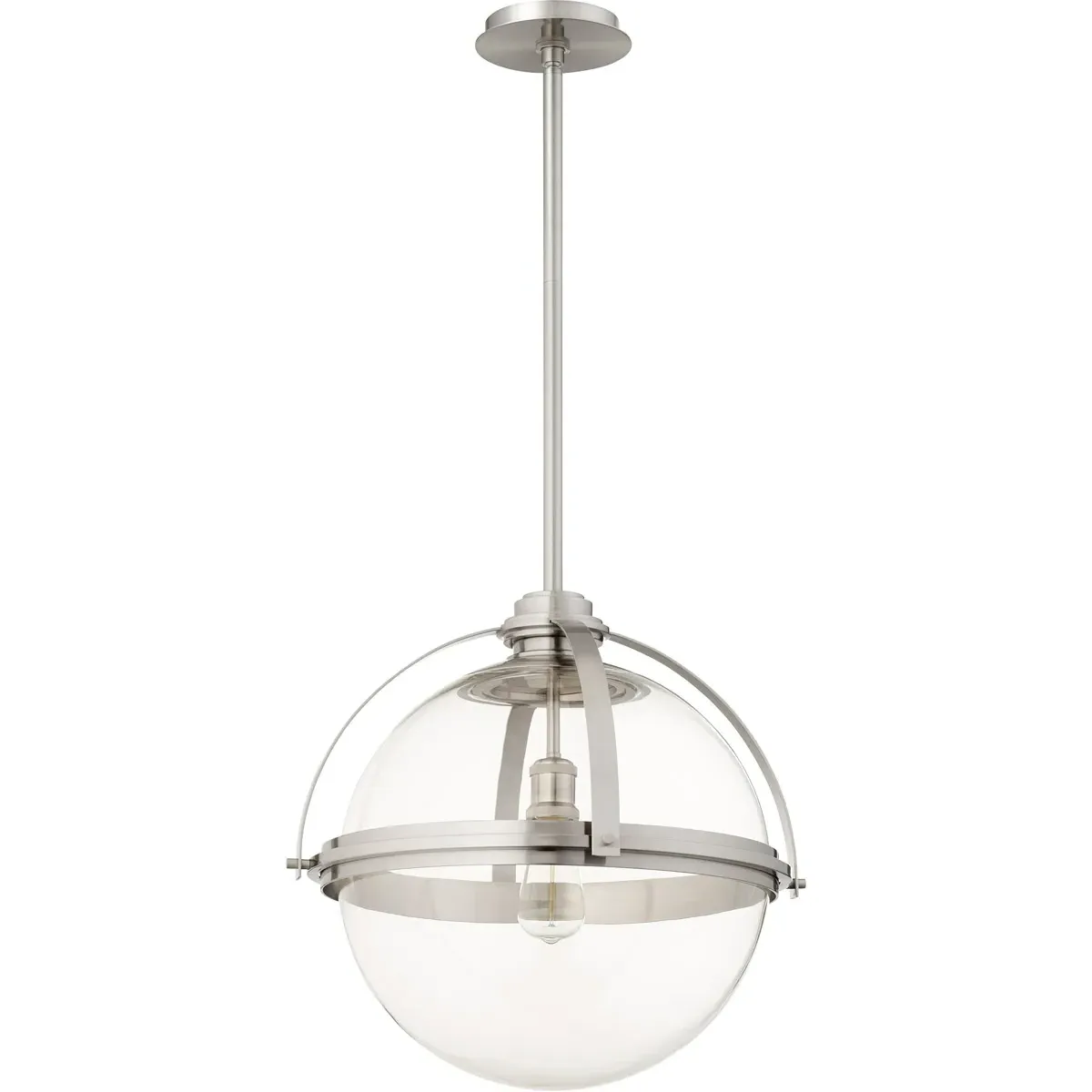 Meridian 1-Light Pendant Ceiling Light - Satin Nickel product