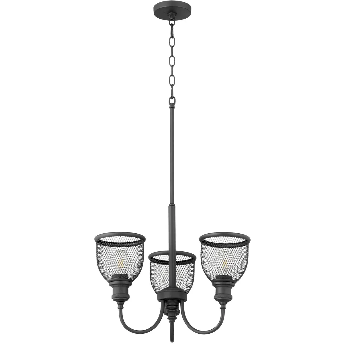 Omni 3-Light Mini Chandelier Convertible - Noir product