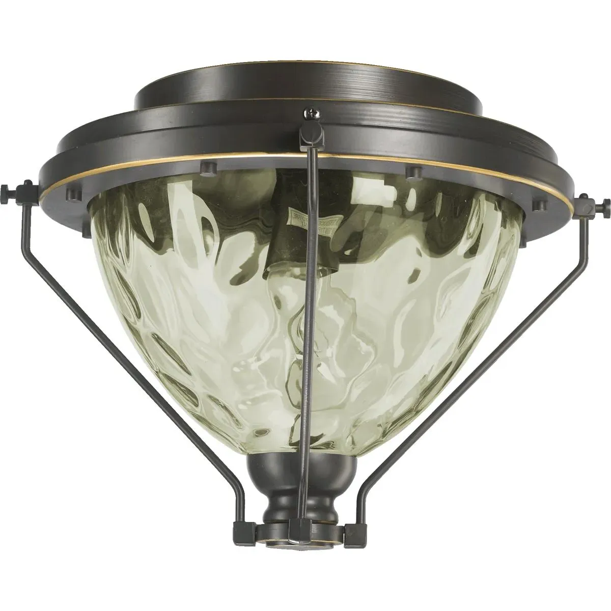 Quorum Adirondacks LED Fan Light Kit - Old World, Clear Hammered product