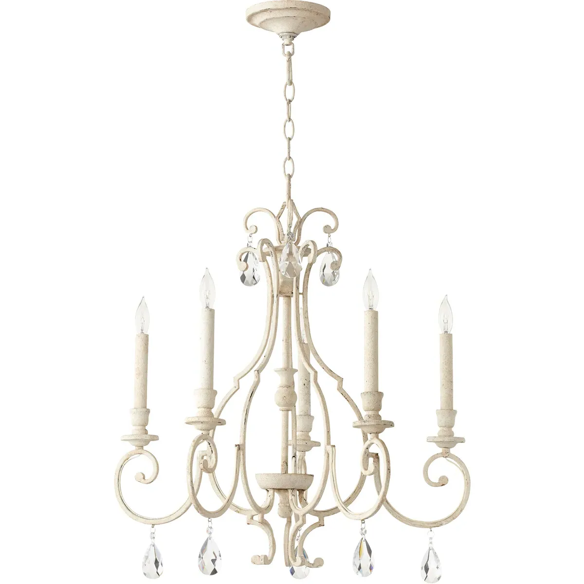 Quorum Ansley 5-Light Chandelier - Persian White product