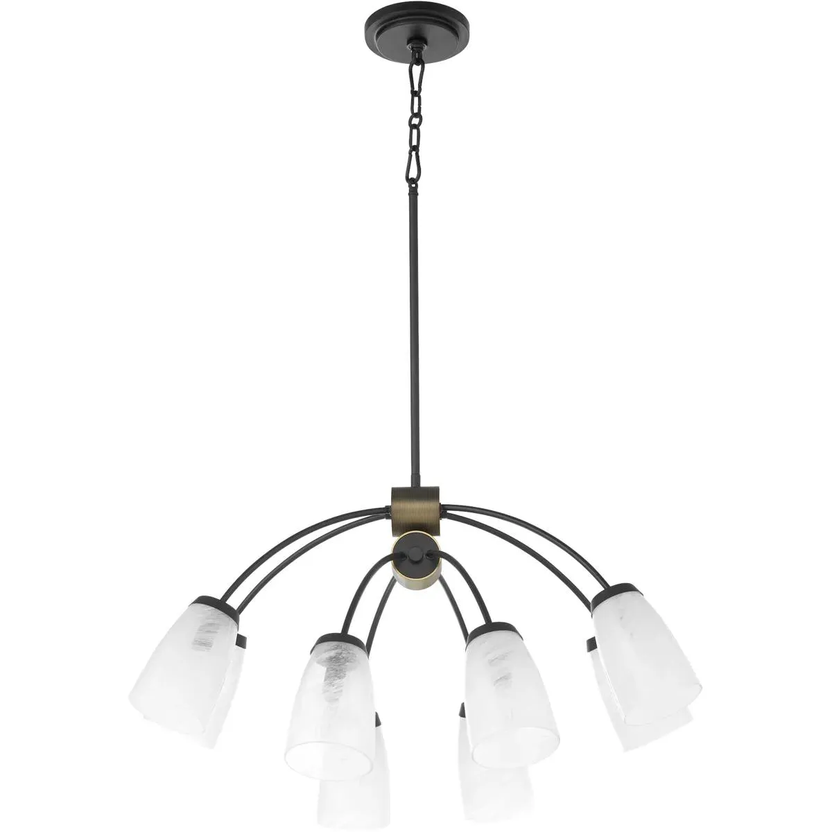Quorum Arpeggio 8-Light Chandelier - Matte Black product