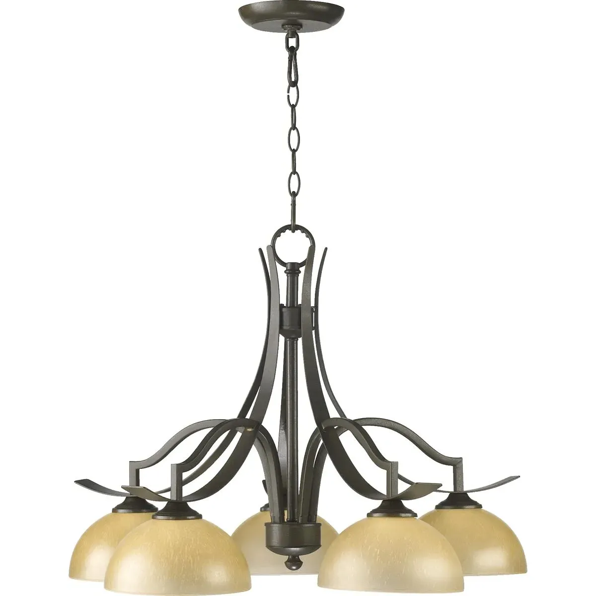 Quorum Atwood 5-Light Chandelier - Oiled Bronze product