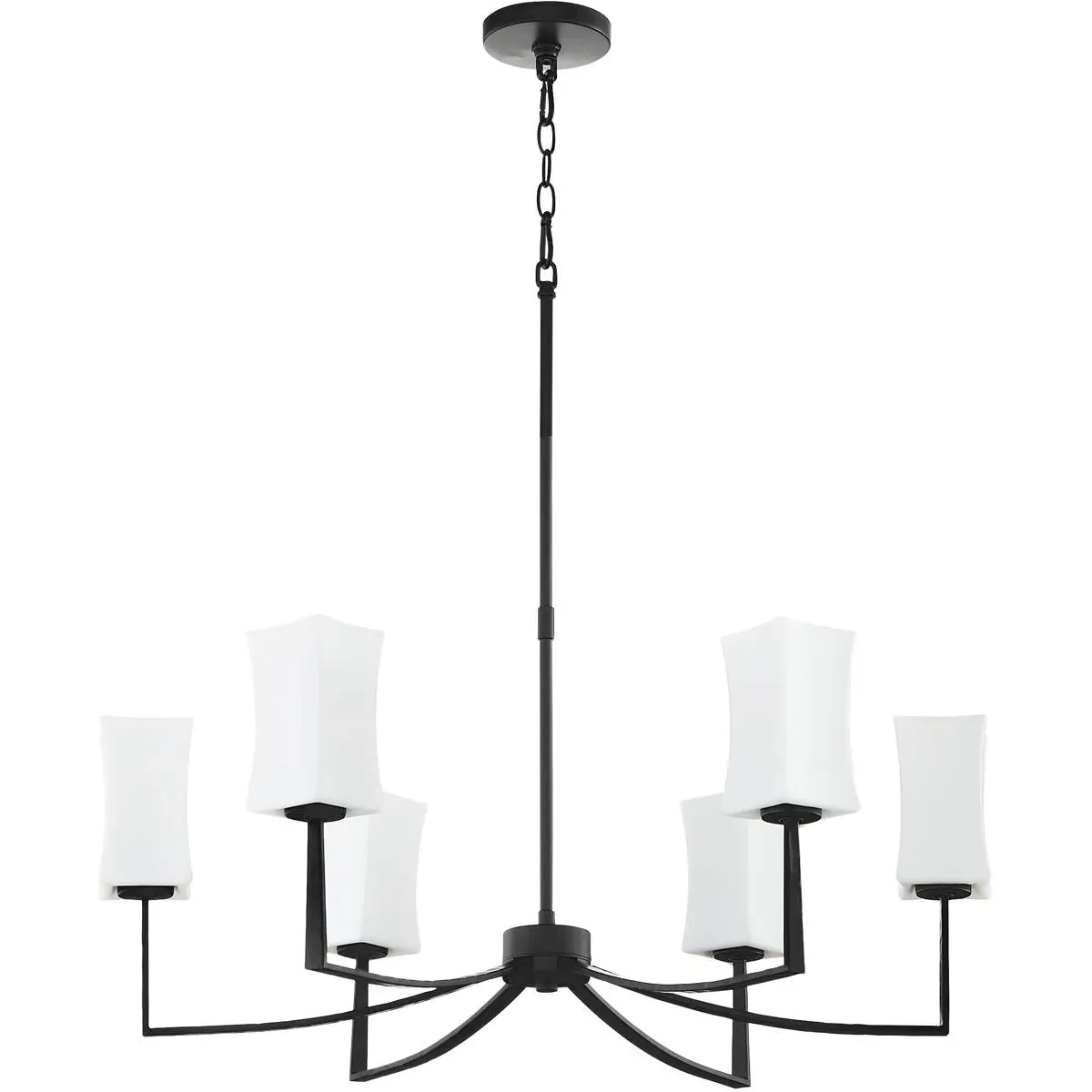 Quorum Ayala 6-Light Chandelier - Matte Black product