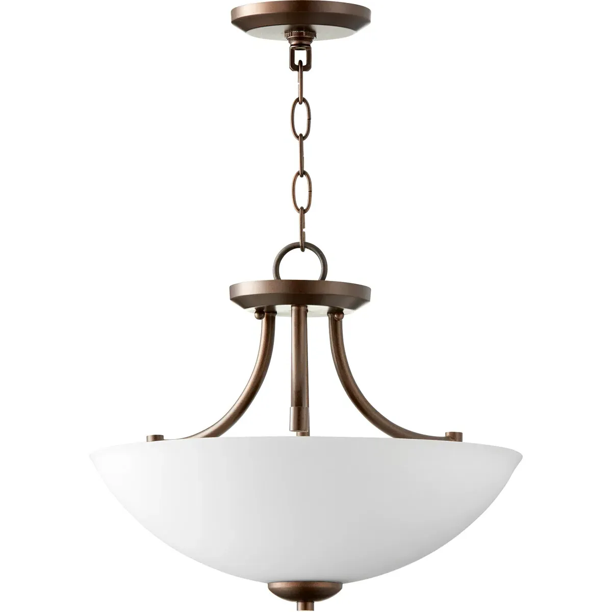 Quorum Barkley 3-Light Dual Mount Pendant - Oiled Bronze product