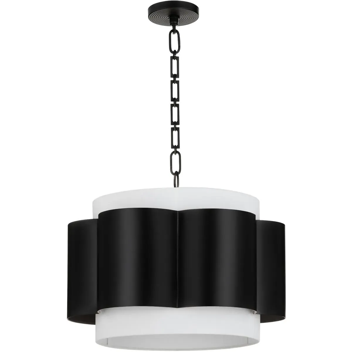 Quorum Belinder 4-Light Pendant - Matte Black product