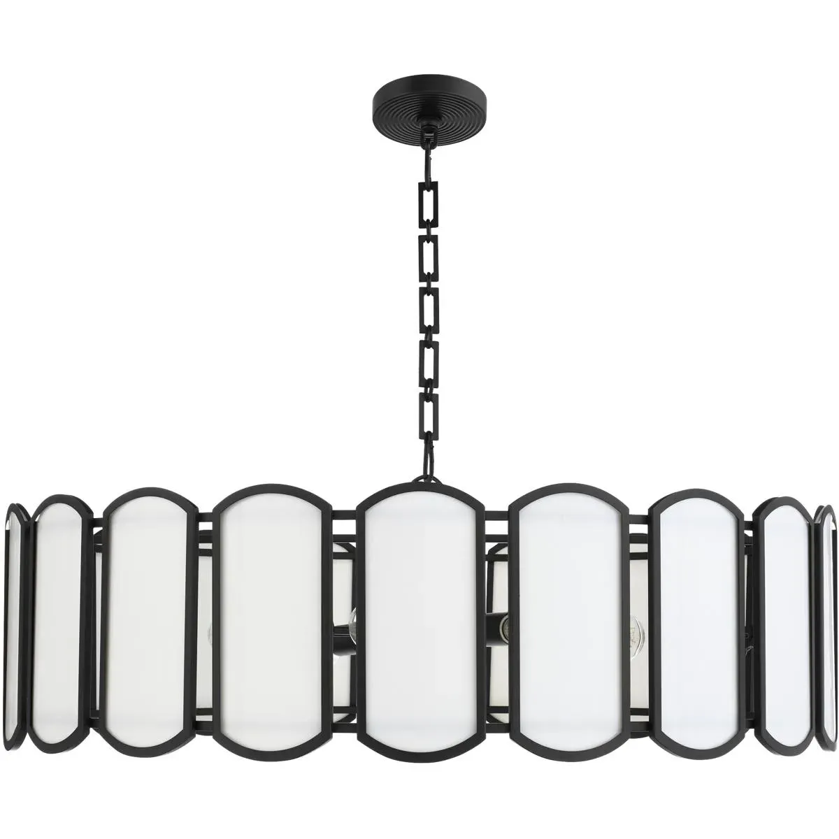 Quorum Belleview 8-Light Pendant Ceiling Light - Matte Black product