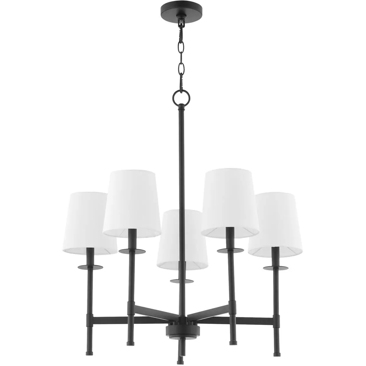 Quorum Belshaw 5-Light Chandelier - Matte Black product