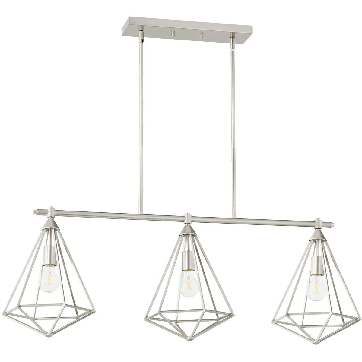 Quorum Bennett 3-Light Island Light - Satin Nickel product