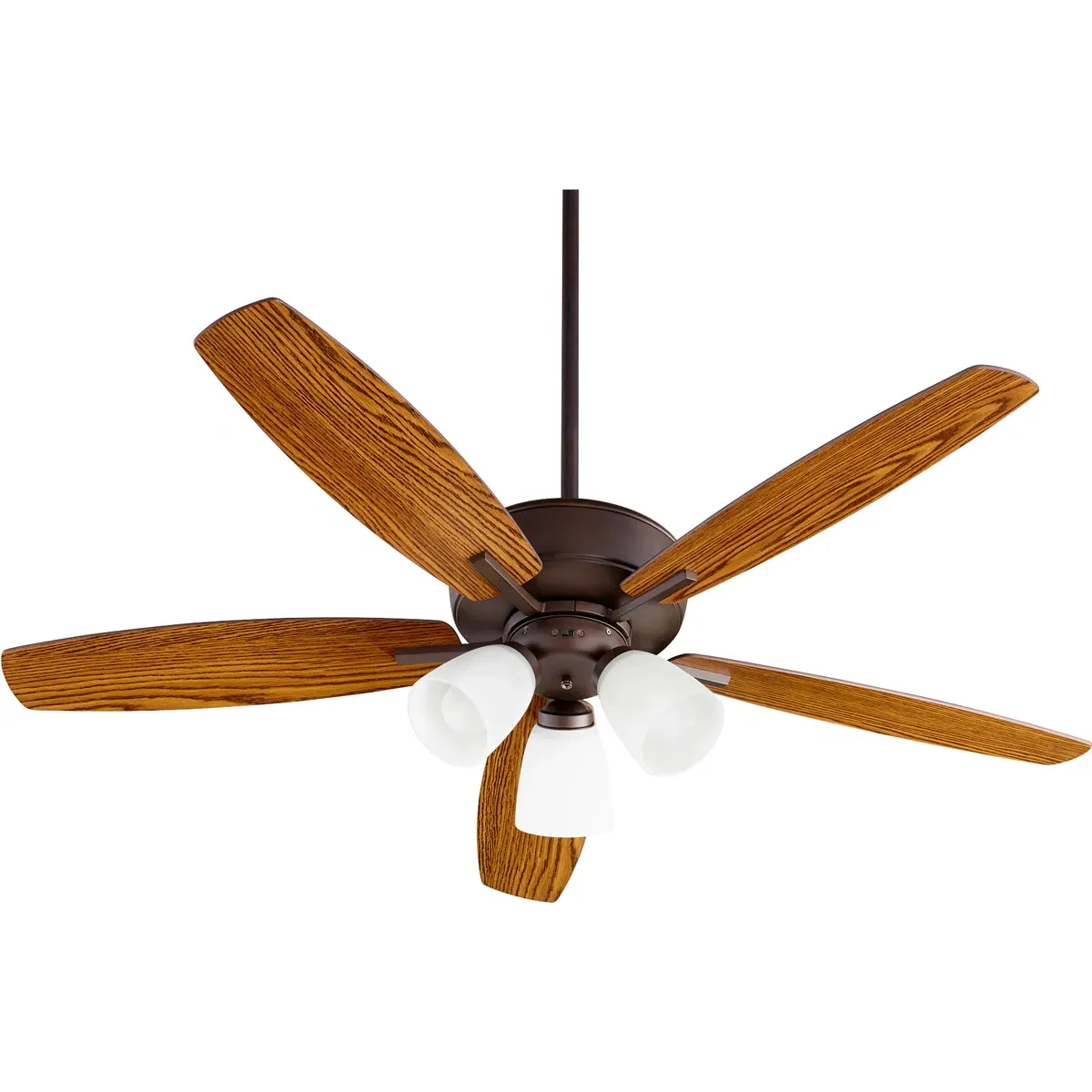 Quorum Breeze 52 Inch Indoor Ceiling Fan - Oiled Bronze, Dark Oak/Walnut product