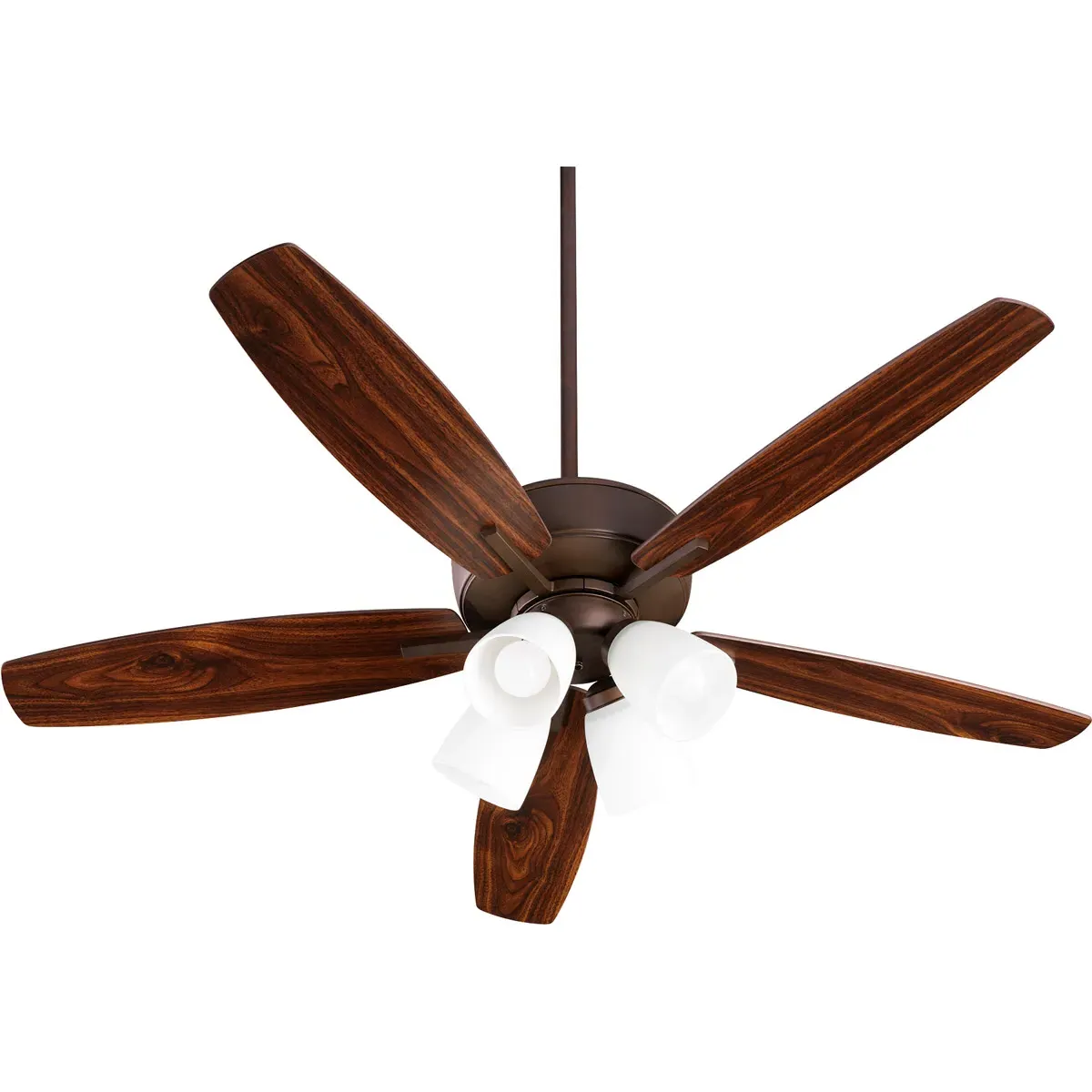 Quorum Breeze 52 Inch Indoor Ceiling Fan - Oiled Bronze, Dark Oak/Walnut product