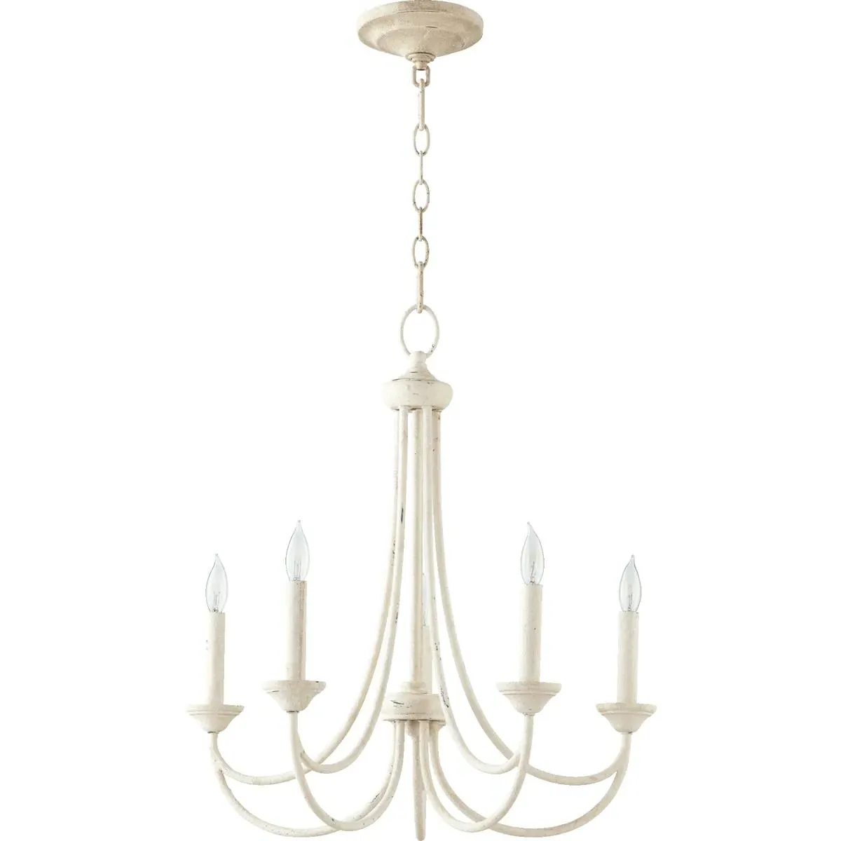 Quorum Brooks 5-Light Chandelier - Persian White product