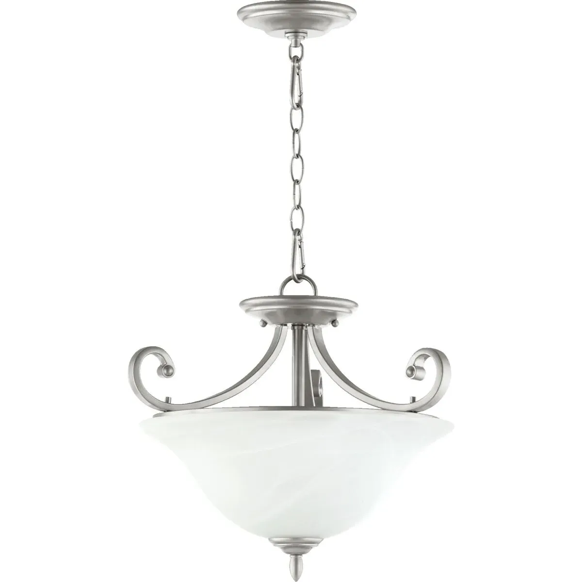 Quorum Bryant 3-Light Dual Mount Ceiling Light - Classic Nickel product