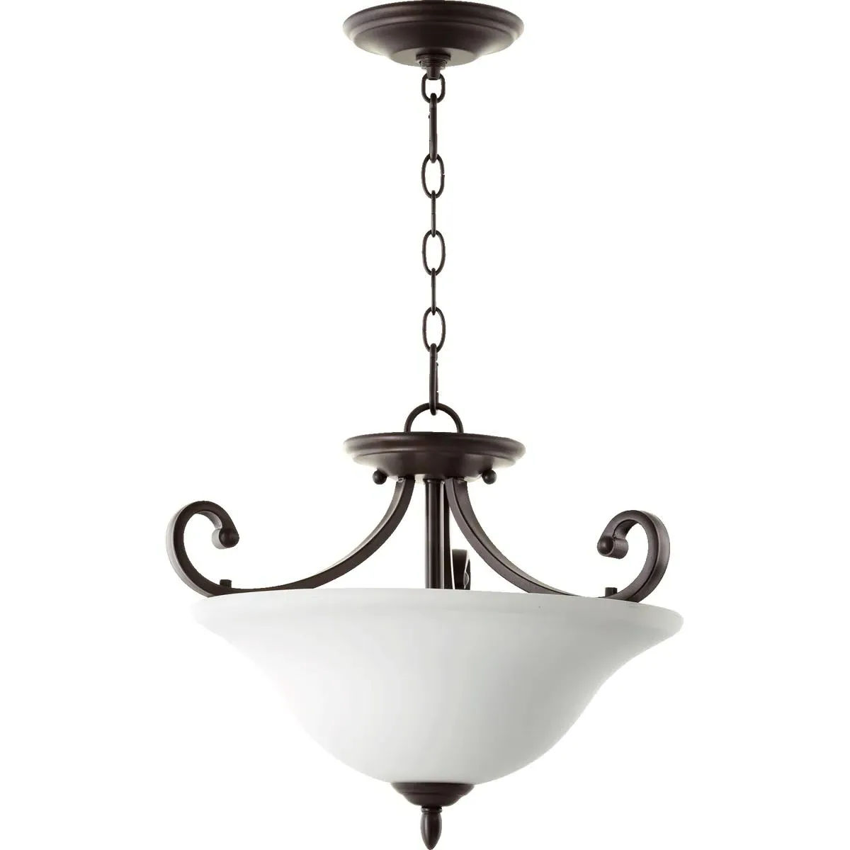 Quorum Bryant 3-Light Dual Mount Pendant - Oiled Bronze product