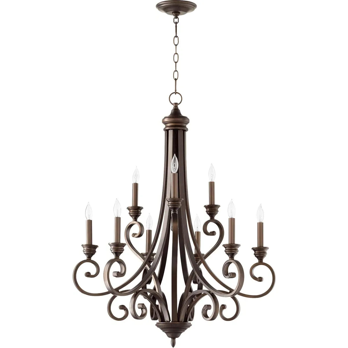 Quorum Bryant 9-Light Chandelier - Oiled Bronze product