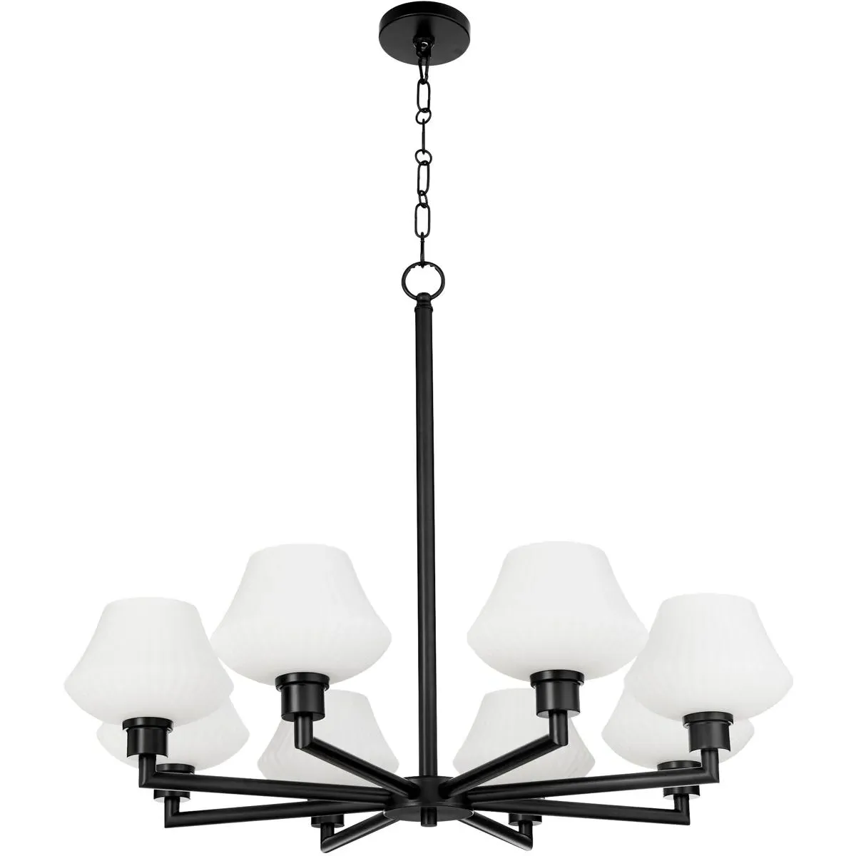 Quorum Cassini 8-Light Chandelier - Matte Black product