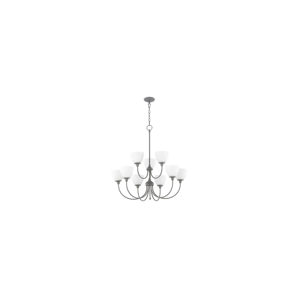 Quorum Celeste 9-Light Chandelier - Zinc product