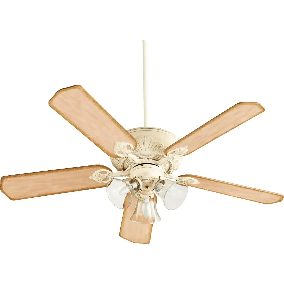 Quorum Chateaux 52 Inch Ceiling Fan - Persian White, Distressed Weathered Pine product